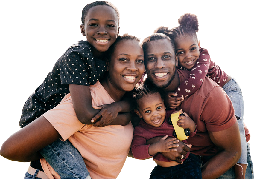 A happy well adjusted family